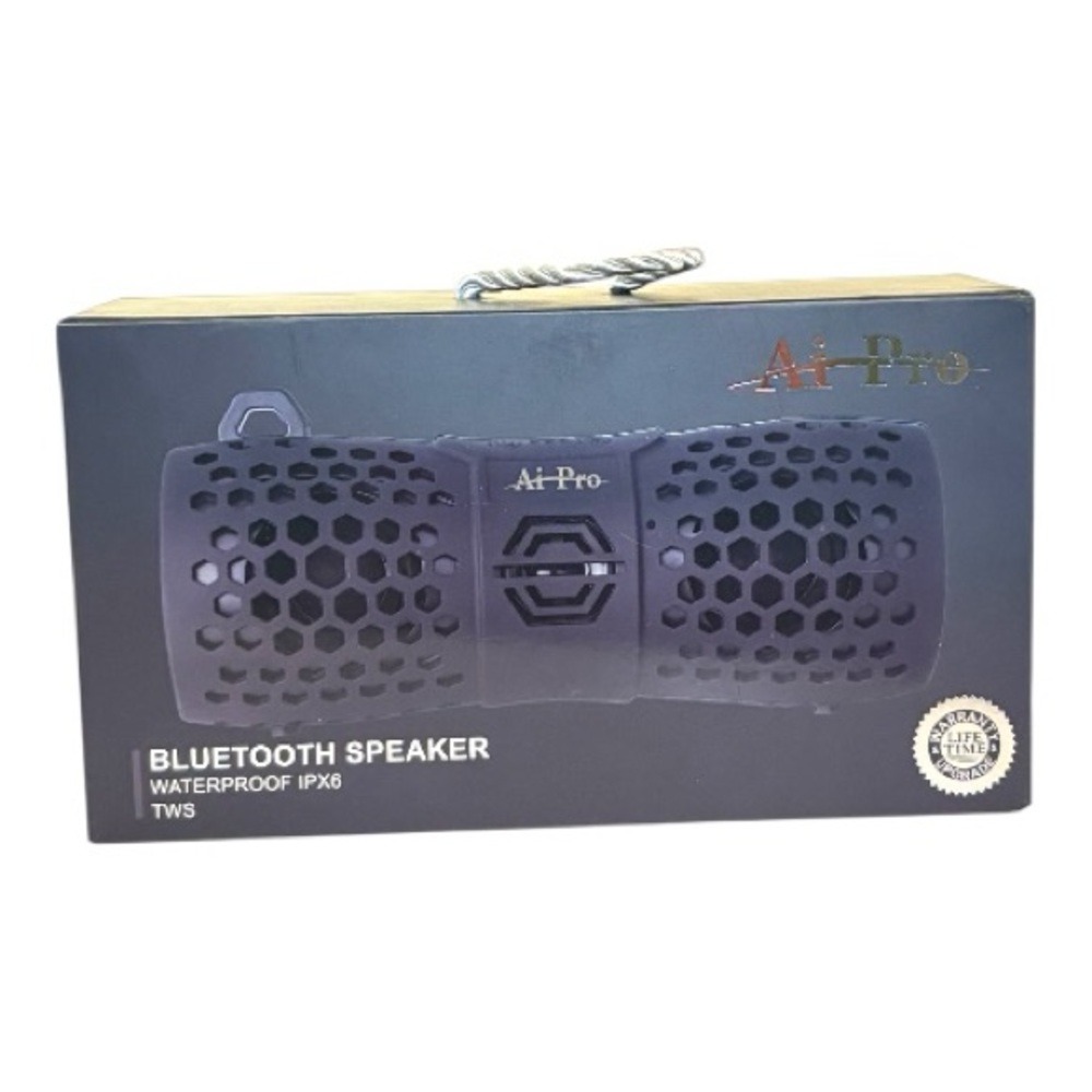 Black Waterproof Bluetooth Speaker